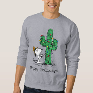 Jordnötter Spikets Helgdag Cactus Lång Ärmad Tröja