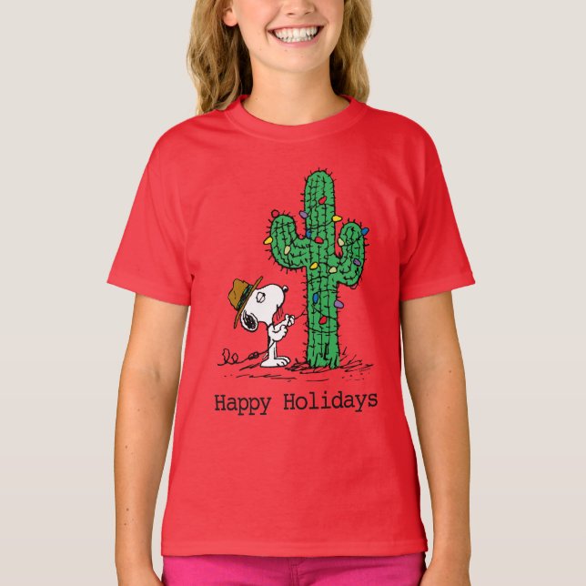 Jordnötter | Spikets Helgdag Cactus T Shirt (Framsida)