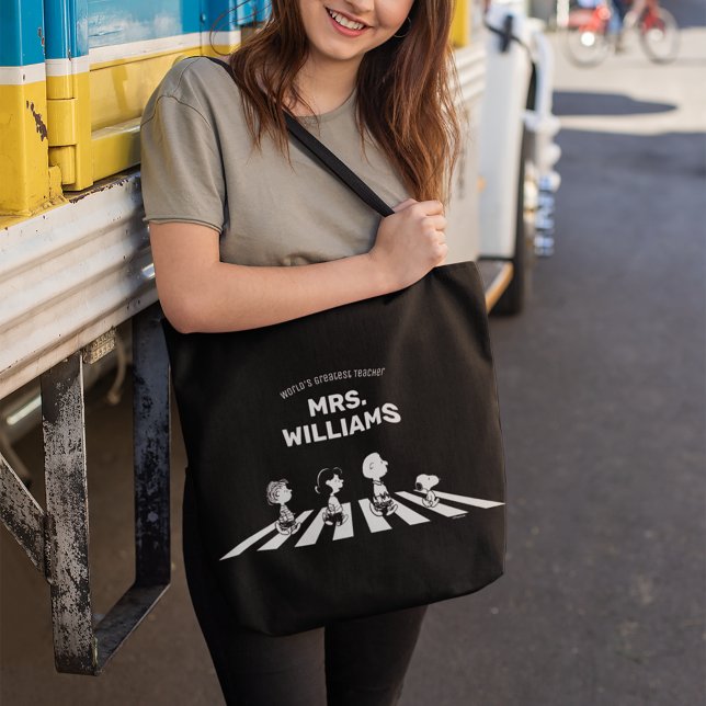 Jordnötter | Sten Tees Underbarare Personlig Lärar Tygkasse (Person carrying tote bag)