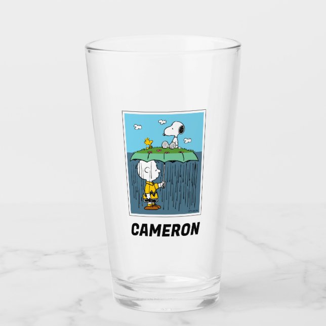 Jordnötter | Sunny Day Rainy Day, halv och halv Glaskopp (Framsida)