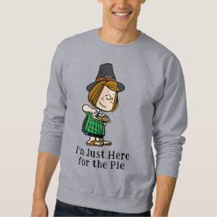 Jordnötter Thanksgiving Peppermint Patty Lång Ärmad Tröja