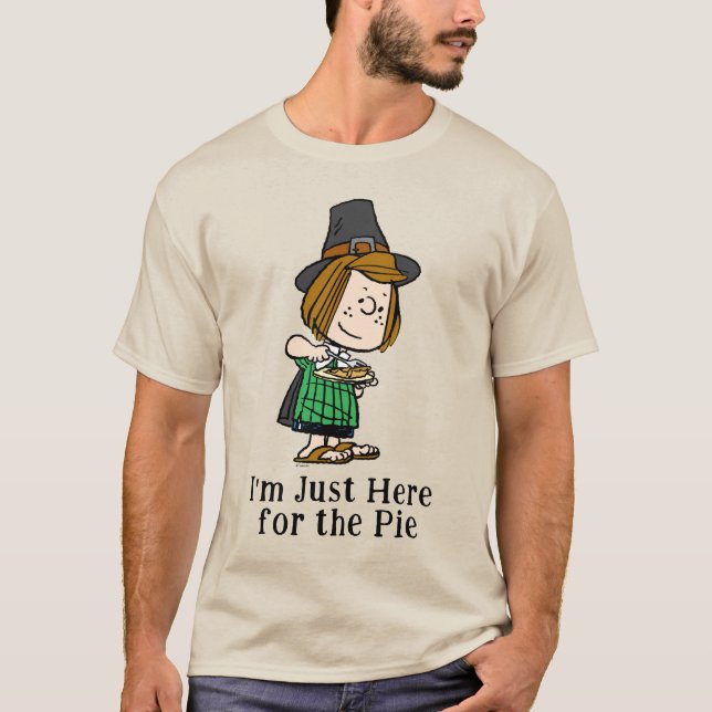 Jordnötter | Thanksgiving Peppermint Patty T Shirt (Framsida)