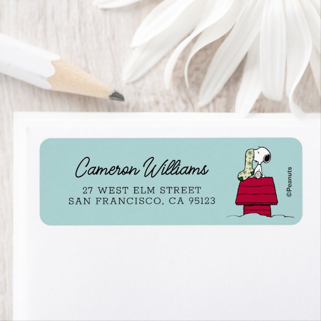 Jordnötter | "Tis the Season! Returadress Etikett (Insitu)