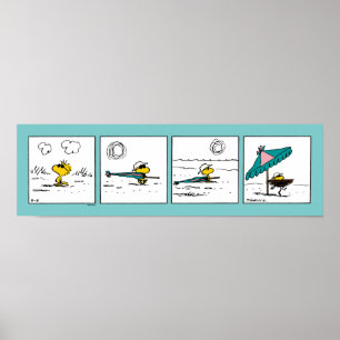 Jordnötter Träbeståndet vid Beach Poster