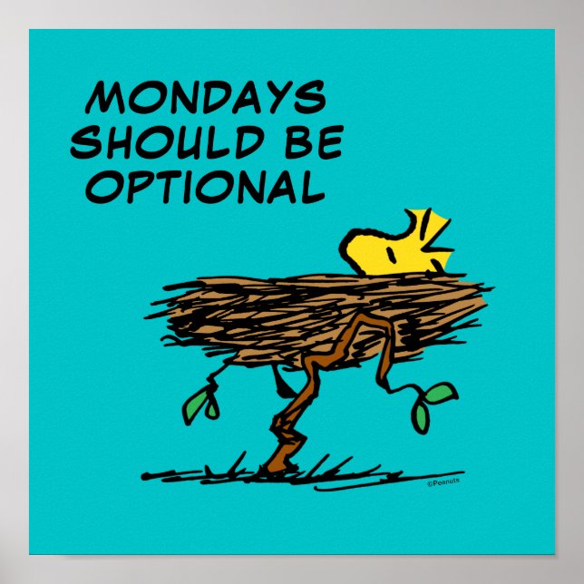 Jordnötter | Trädbeståndet Napping Poster (Framsidan)