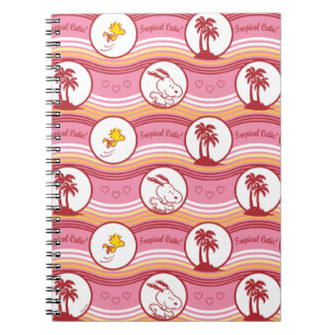 Jordnötter Tropical Cutie, Snoopy & Woodstock Anteckningsbok