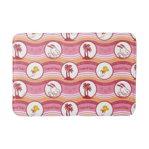 Jordnötter Tropical Cutie, Snoopy & Woodstock Badrumsmatta