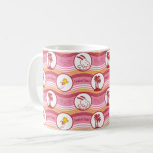 Jordnötter   Tropical Cutie, Snoopy & Woodstock Kaffemugg