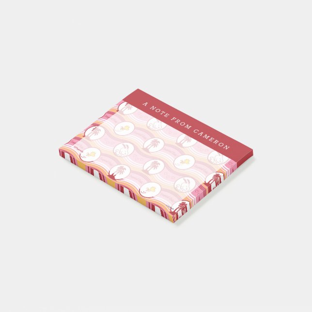 Jordnötter | Tropical Cutie, Snoopy & Woodstock Post-it Block (Vinklad)