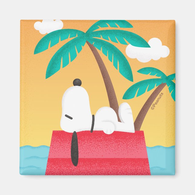 Jordnötter | Tropical Deco Dreams i noopy Magnet (Framsidan)