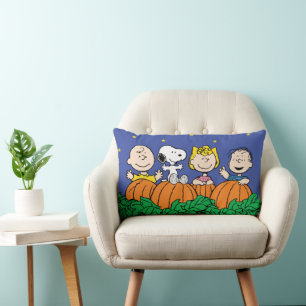 Jordnötter   Underbar Pumpkin-korrigering Lumbarkudde