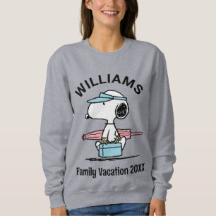 Jordnötter   Vacering av familjen Snoopy Beach Wal T Shirt