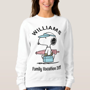 Jordnötter Vacering av familjen Snoopy Beach Wal T Shirt