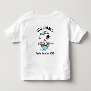 Jordnötter   Vacering av familjen Snoopy Beach Wal T Shirt