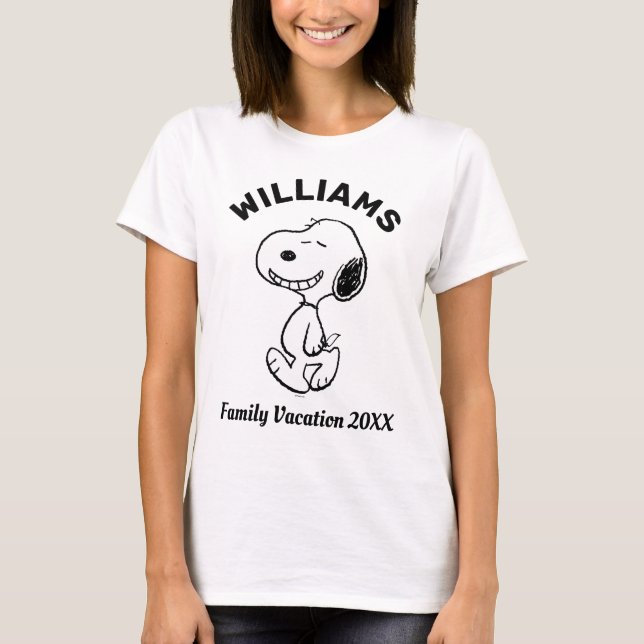 Jordnötter | Vacitet i soopy-familjen T Shirt (Framsida)