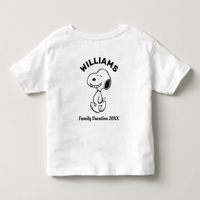 Jordnötter | Vacitet i soopy-familjen T Shirt (Baksida)