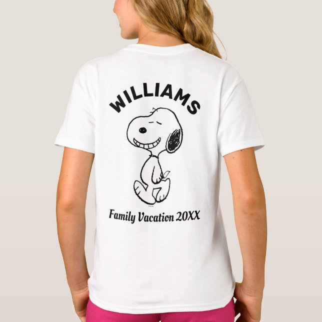 Jordnötter | Vacitet i soopy-familjen T Shirt (Baksida)