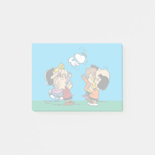 Jordnötter   Vänner, Roligt Post-it Block