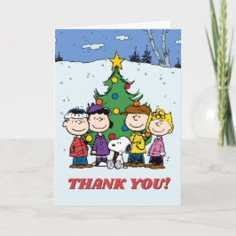 Jordnötter | Vinterfödelsedags tack Kort