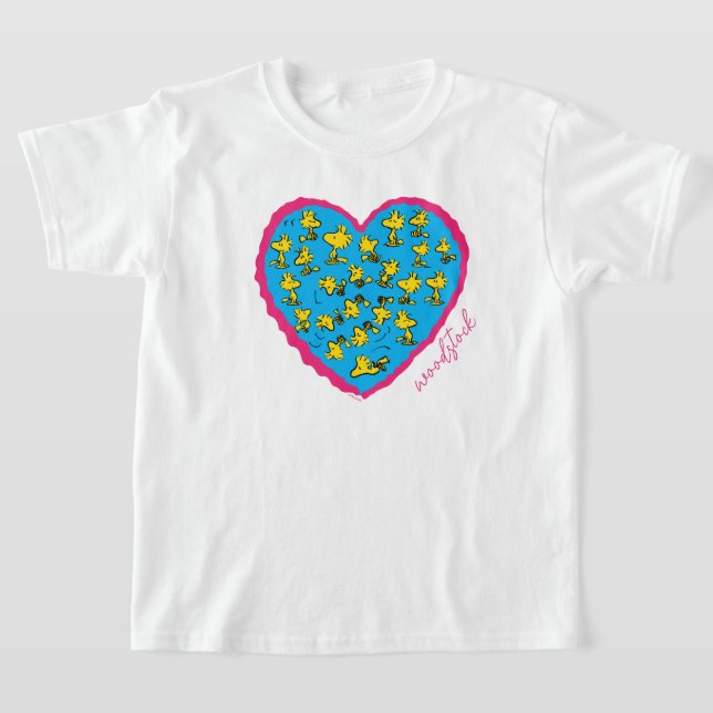 Jordnötter | Woodstock Blue Heart T Shirt (Laydown)