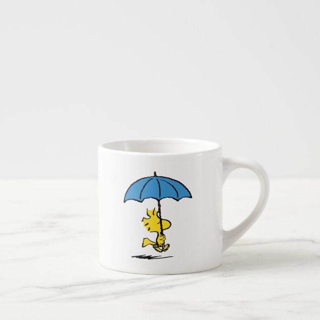 Jordnötter | Woodstock Blue Parbrella Espressomugg (Höger)