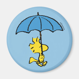 Jordnötter   Woodstock Blue Parbrella Magnet