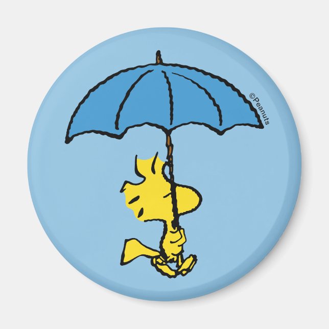 Jordnötter | Woodstock Blue Parbrella Magnet (Framsidan)