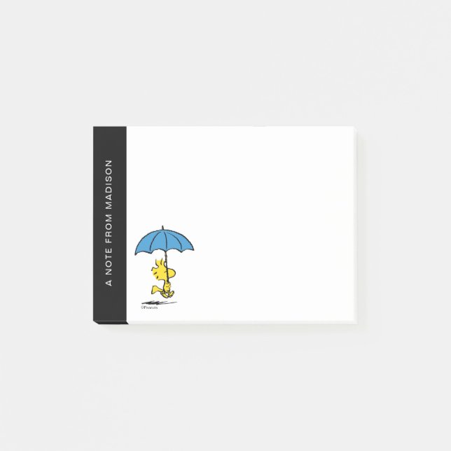 Jordnötter | Woodstock Blue Parbrella Post-it Block (Framsida)