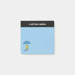 Jordnötter Woodstock Blue Parbrella Post-it Block