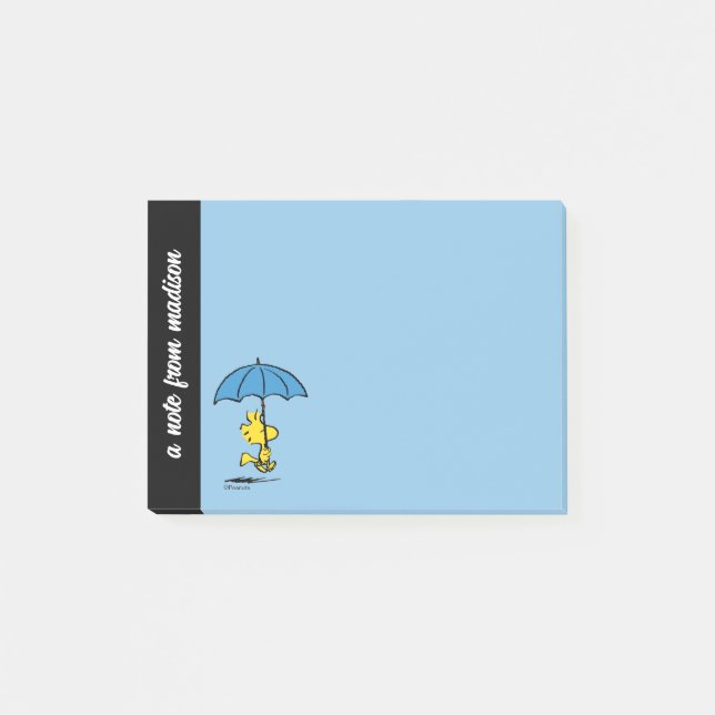 Jordnötter | Woodstock Blue Parbrella Post-it Block (Framsida)