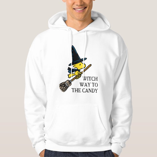 Jordnötter | Woodstock Halloween Witch Hoodie (Framsida)