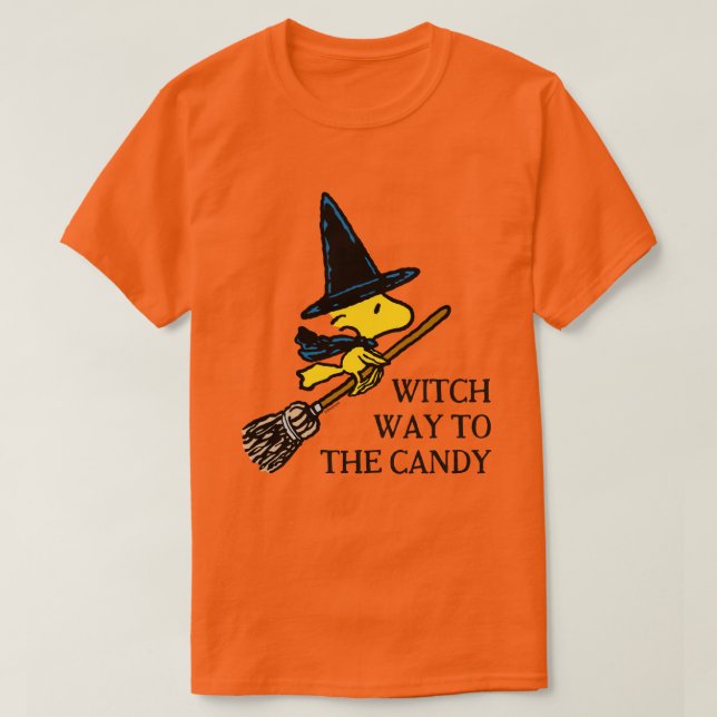 Jordnötter | Woodstock Halloween Witch T Shirt (Design framsida)