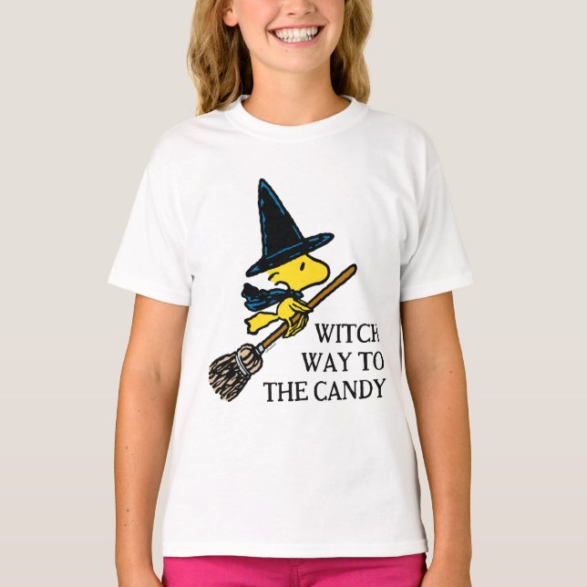 Jordnötter | Woodstock Halloween Witch T Shirt (Framsida)