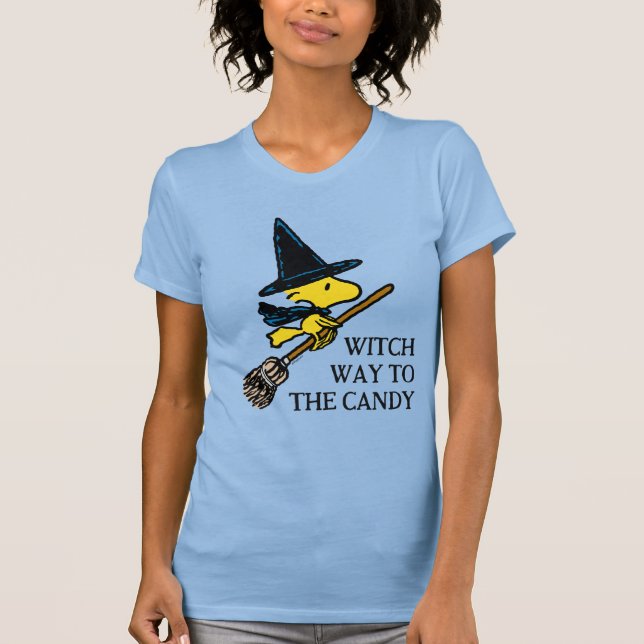 Jordnötter | Woodstock Halloween Witch T Shirt (Framsida)