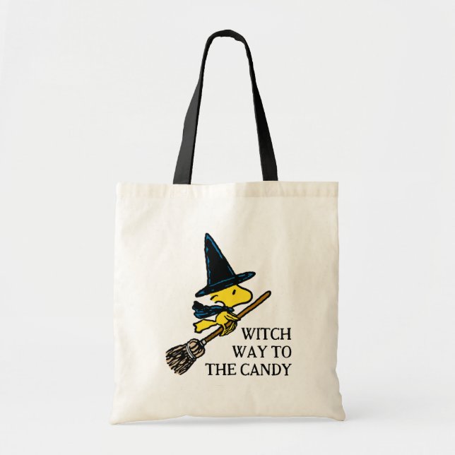 Jordnötter | Woodstock Halloween Witch Tygkasse (Framsidan)