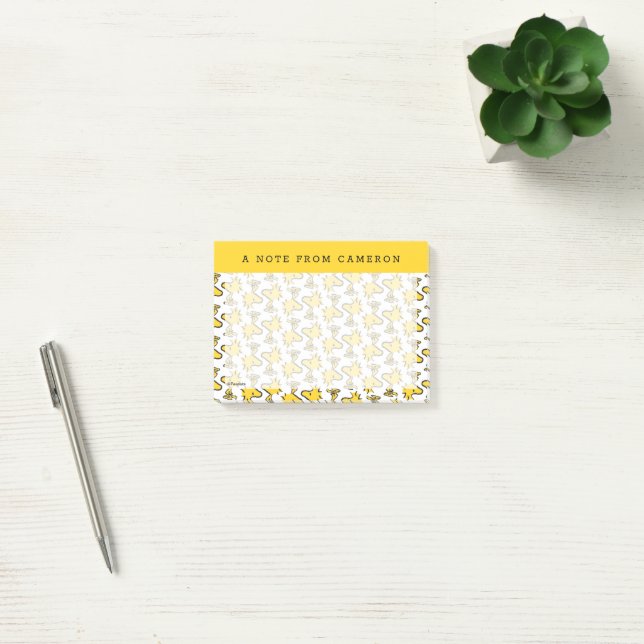Jordnötter | Woodstock Mönster Post-it Block (Kontor)