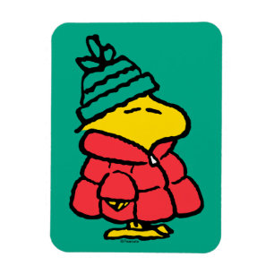 Jordnötter Woodstock Puffy Winter Jacka Magnet