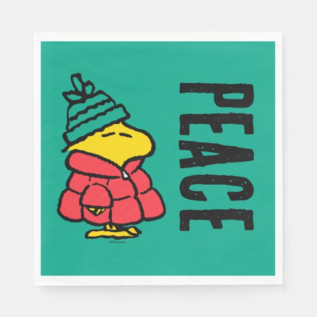 Jordnötter | Woodstock Puffy Winter Jacka Pappersservett (Framsidan)