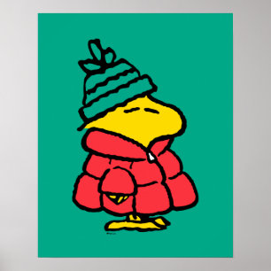 Jordnötter Woodstock Puffy Winter Jacka Poster