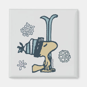 Jordnötter Woodstock Ski Pro Magnet