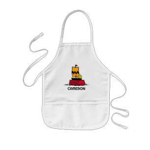 Jordnötter Woodstock Snoopy Dish Segelbåt Barnförkläde