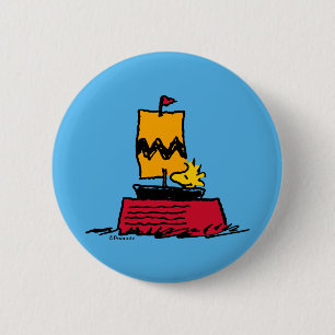 Jordnötter Woodstock Snoopy Dish Segelbåt Knapp