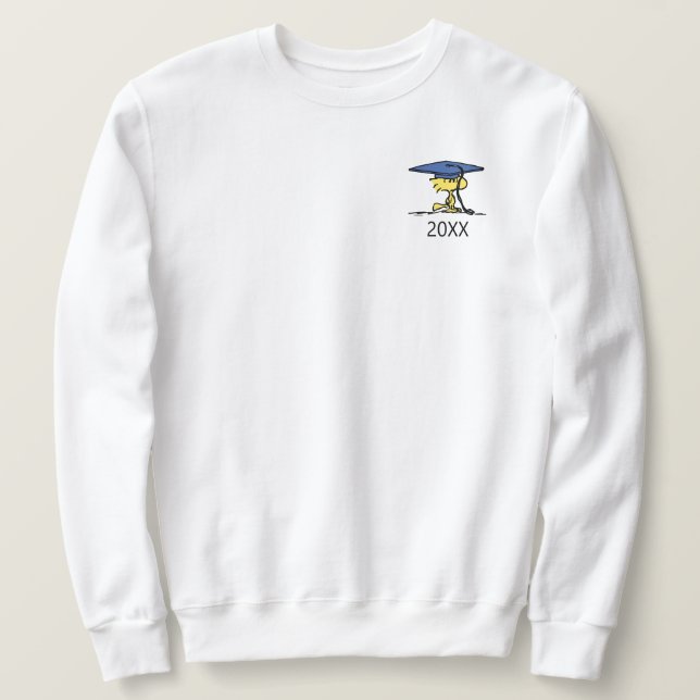 Jordnötter | Woodstock Studenten Lång Ärmad Tröja (Design framsida)