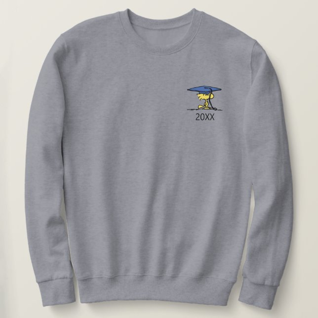 Jordnötter | Woodstock Studenten Lång Ärmad Tröja (Design framsida)