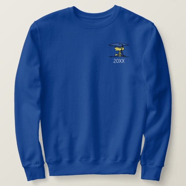 Jordnötter | Woodstock Studenten Lång Ärmad Tröja (Design framsida)