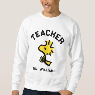 Jordnötter Woodstock Tittar Ahead Teacher Lång Ärmad Tröja