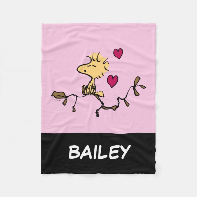 Jordnötter | Woodstock Whistle Fleecefilt (Framsidan)