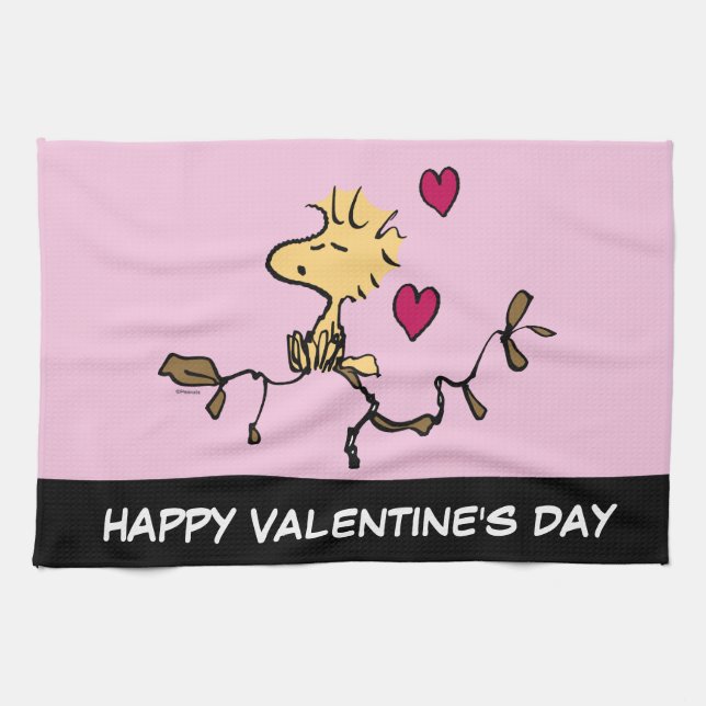 Jordnötter | Woodstock Whistle Kökshandduk (Horisontell)