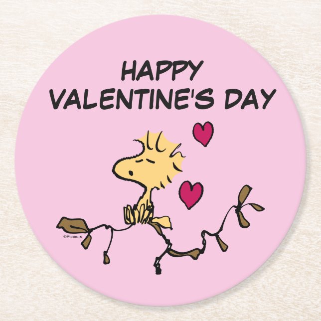 Jordnötter | Woodstock Whistle Underlägg Papper Rund (Framsidan)