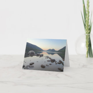 Jordon Pond/"The Bubbles" Tomteblankett Kort